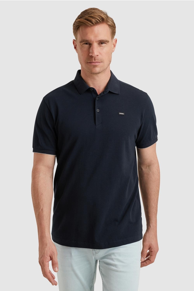 POLO MET WAFELSTRUCTUUR VPSS2503822 5281